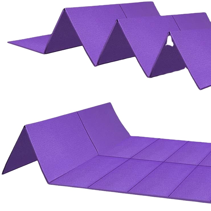 Convenience Foldable PVC Yoga Mat for Travel Sunrise Tech China